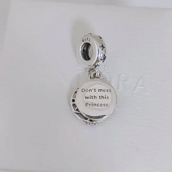 Pandora Star Wars Princess Leia Double Dangle Charm S925 Silver with box - Picture 5 of 7